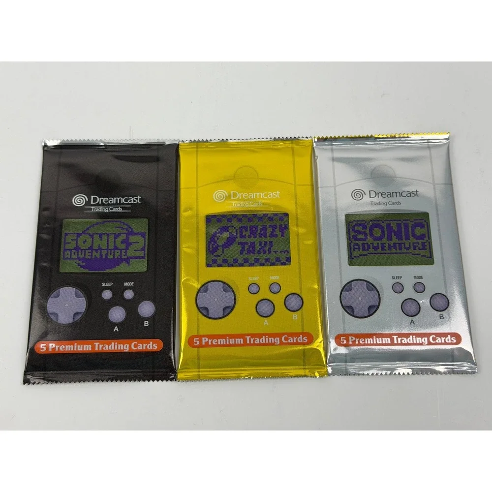 SEGA DREAMCAST TRADING CARD BOOSTER PACK LIMITED RUN GAMES IN HAND NEW SEALED